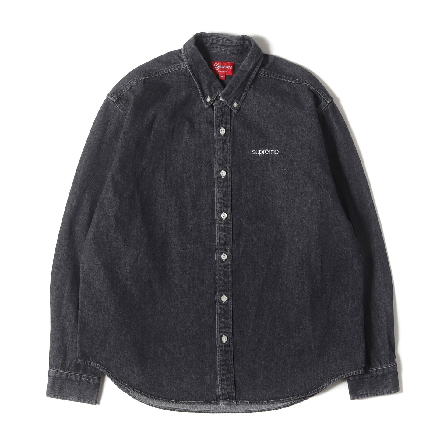 20AW クラシックロゴ ボタンダウン デニムシャツ(Classic Logo Denim Shirt)