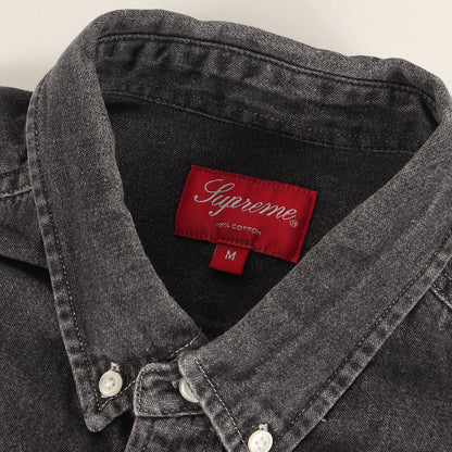 20AW クラシックロゴ ボタンダウン デニムシャツ(Classic Logo Denim Shirt)