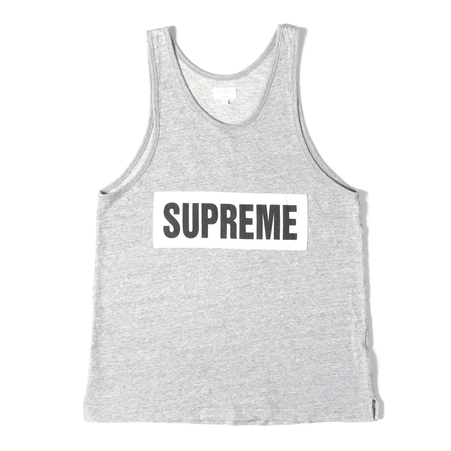Supreme (シュプリーム) ロゴパッチ付き ヘビーウェイト タンクトップ 