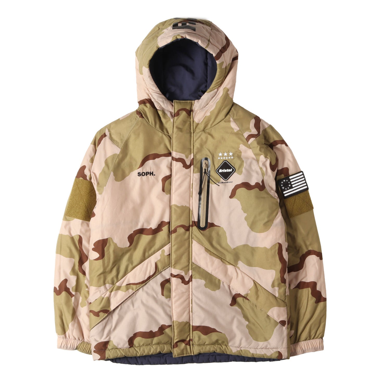 リバーシブル フーデッド 中綿 ジャケット(REVERSIBLE PADDED JACKET)