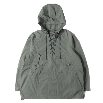 23SS レースアップ ミリタリーパーカー / ジャケット(COTTON NYLON TYPEWRITER MILITARY PARKA)
