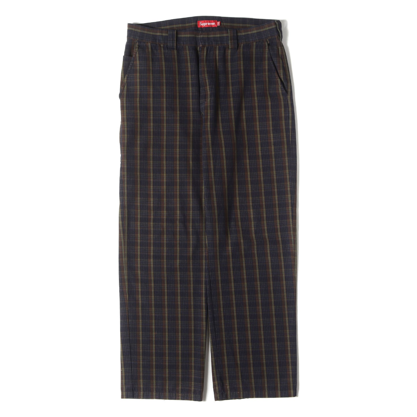 23SS チェック ツイル ワーク チノパンツ(Work Pant)