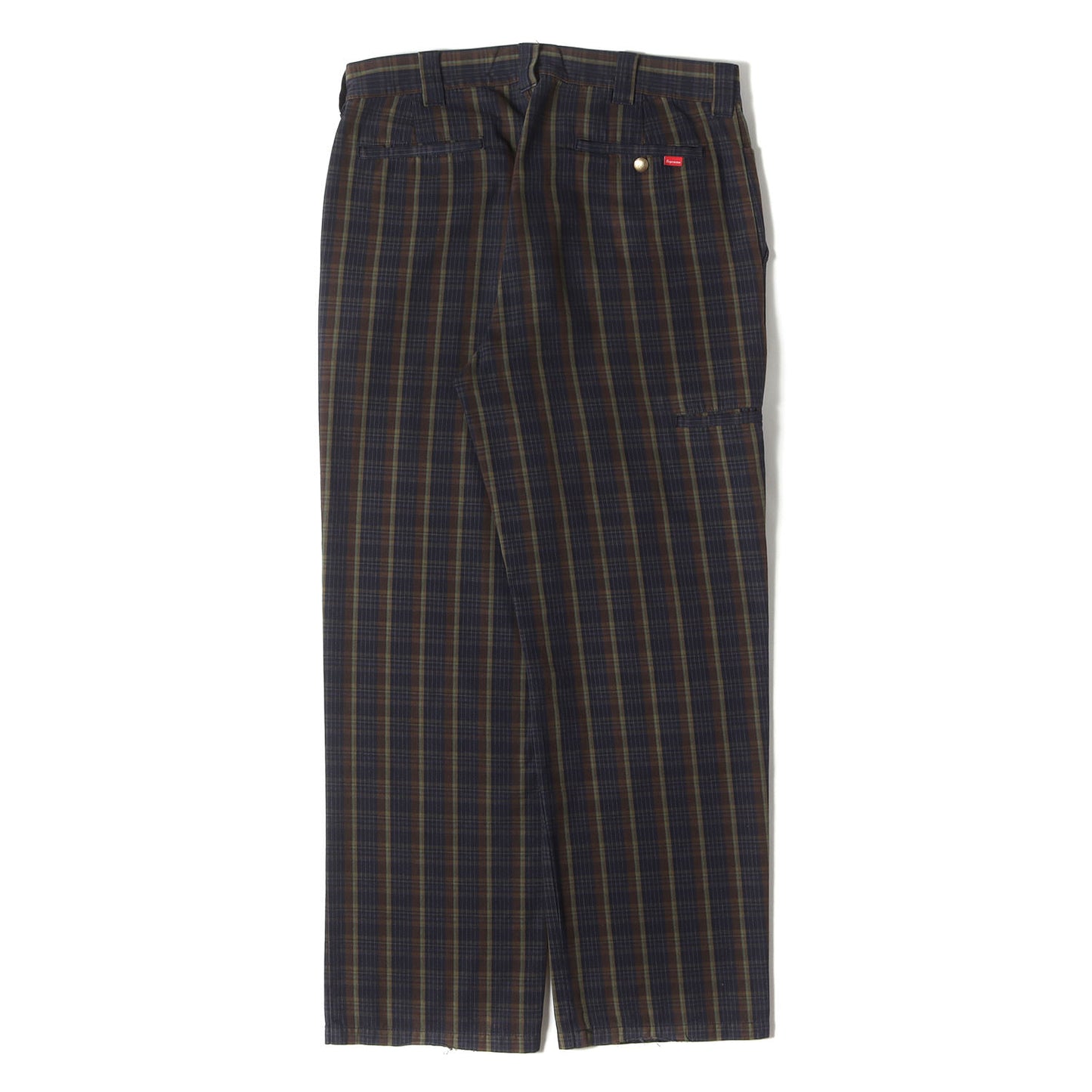 23SS チェック ツイル ワーク チノパンツ(Work Pant)