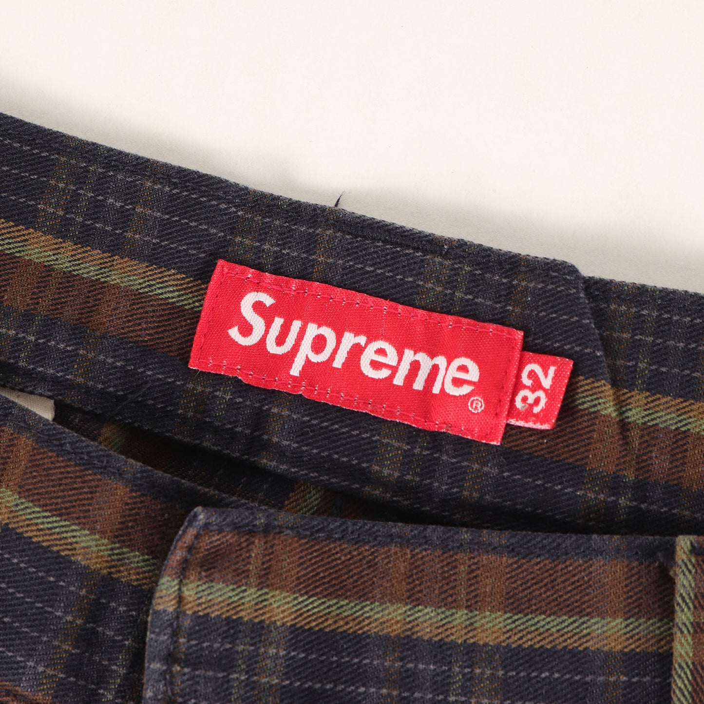 23SS チェック ツイル ワーク チノパンツ(Work Pant)