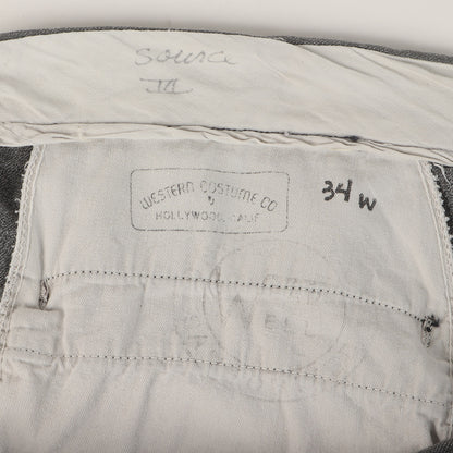 [スペシャル] 40s ごま塩 ブラックシャンブレー ワークパンツ / WEARWELL / Western Costume Co
