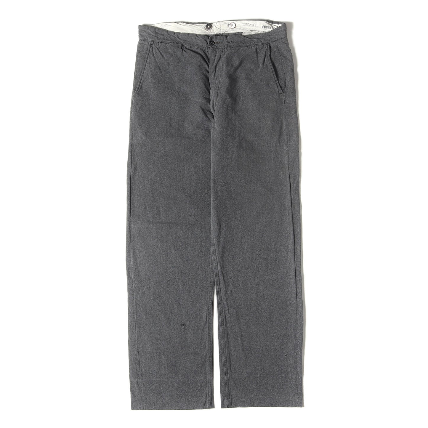 [スペシャル] 40s ごま塩 ブラックシャンブレー ワークパンツ / WEARWELL / Western Costume Co
