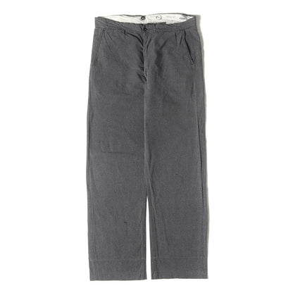 [スペシャル] 40s ごま塩 ブラックシャンブレー ワークパンツ / WEARWELL / Western Costume Co
