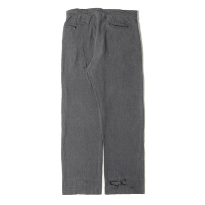 [スペシャル] 40s ごま塩 ブラックシャンブレー ワークパンツ / WEARWELL / Western Costume Co