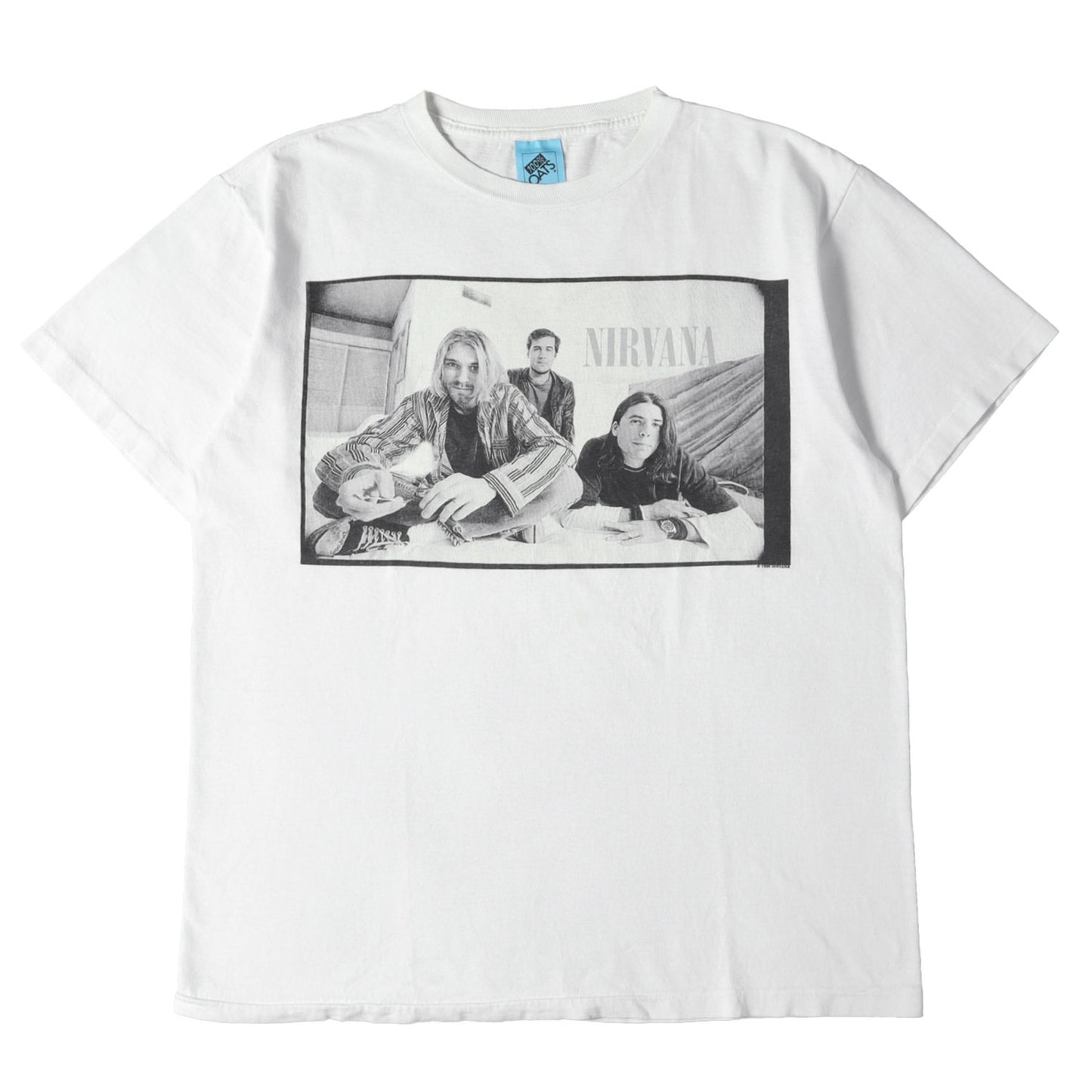 [希少モデル] 90s Nirvana ポートレイト フォトプリント Tシャツ / USA製 OATS