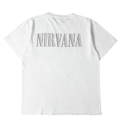 [希少モデル] 90s Nirvana ポートレイト フォトプリント Tシャツ / USA製 OATS