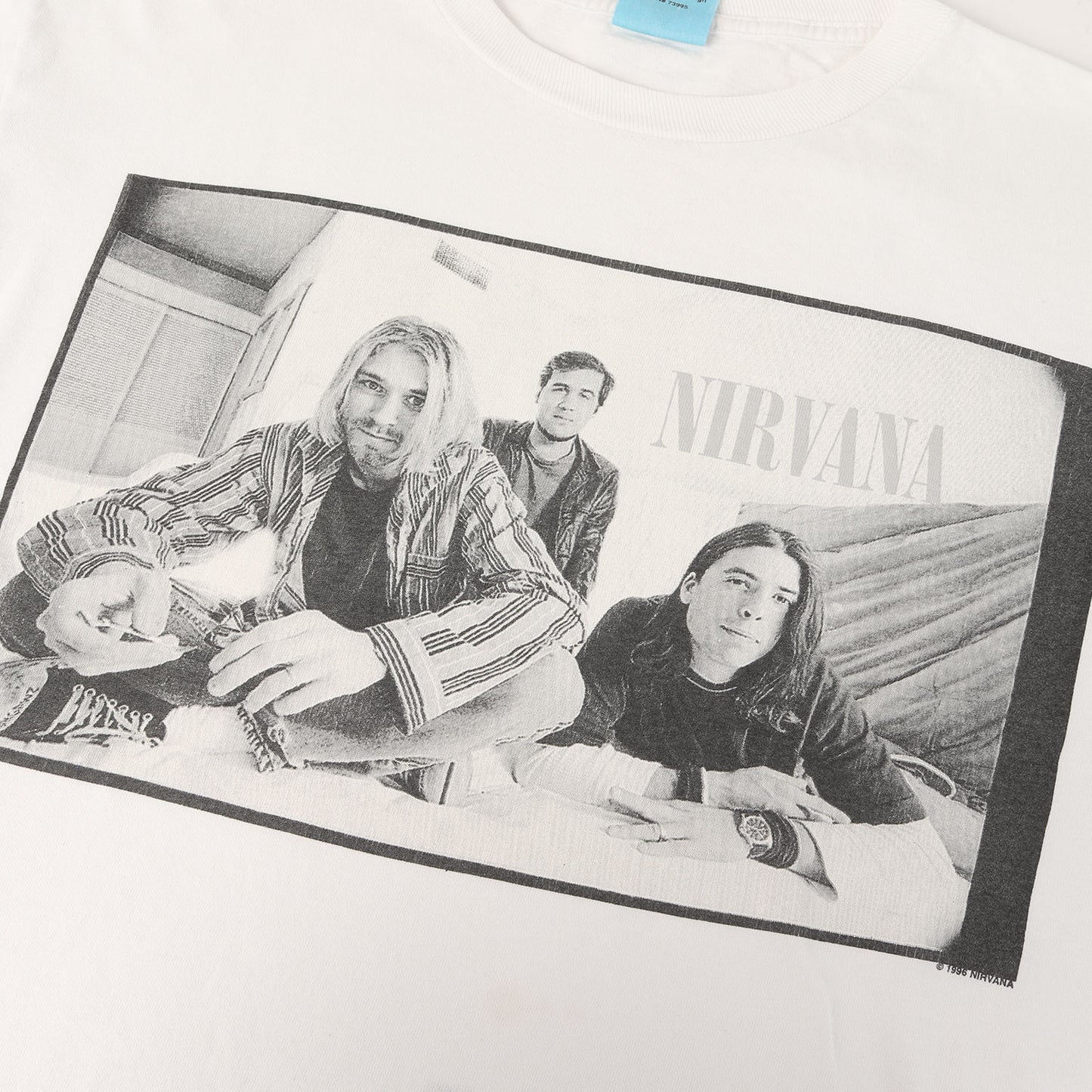 [希少モデル] 90s Nirvana ポートレイト フォトプリント Tシャツ / USA製 OATS