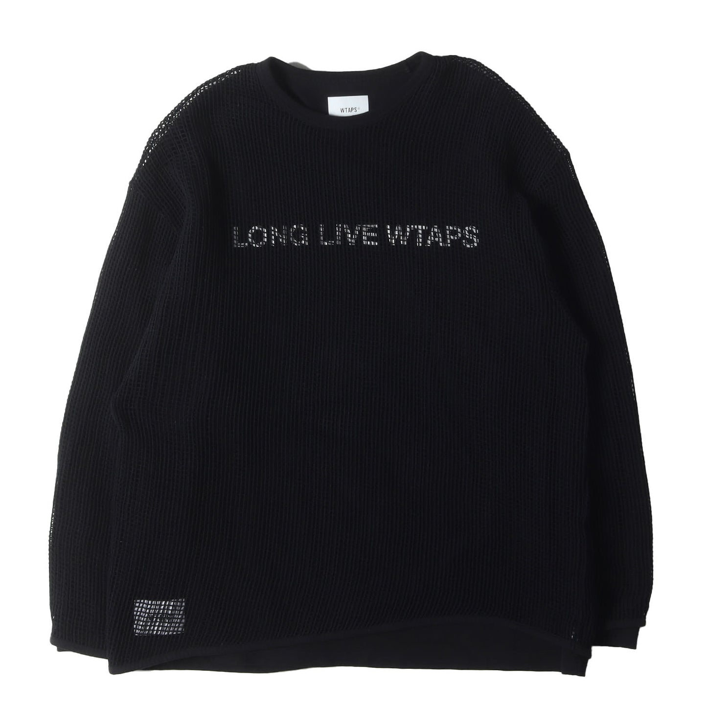 24SS メッシュレイヤード クロスプリント ロングスリーブ Tシャツ(GHILL / LS / COTTON. LLW)
