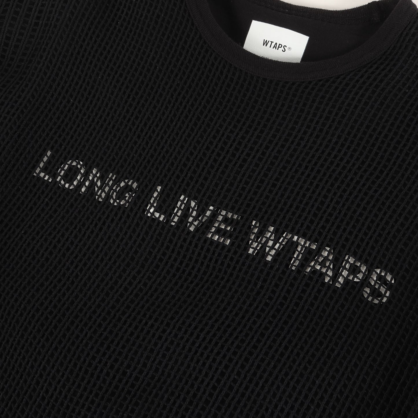 24SS メッシュレイヤード クロスプリント ロングスリーブ Tシャツ(GHILL / LS / COTTON. LLW)