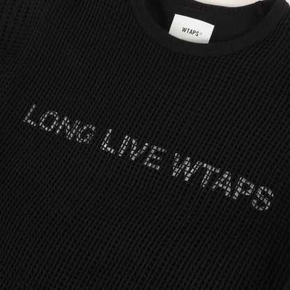 24SS メッシュレイヤード クロスプリント ロングスリーブ Tシャツ(GHILL / LS / COTTON. LLW)