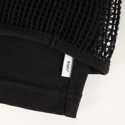 24SS メッシュレイヤード クロスプリント ロングスリーブ Tシャツ(GHILL / LS / COTTON. LLW)