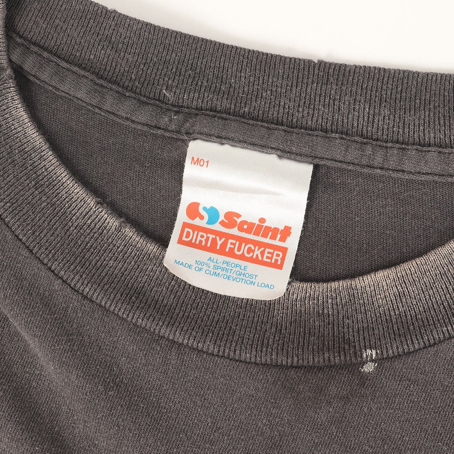 25AW ヴィンテージ加工 マリア 蓄光プリント Tシャツ(SS TEE MARIA)