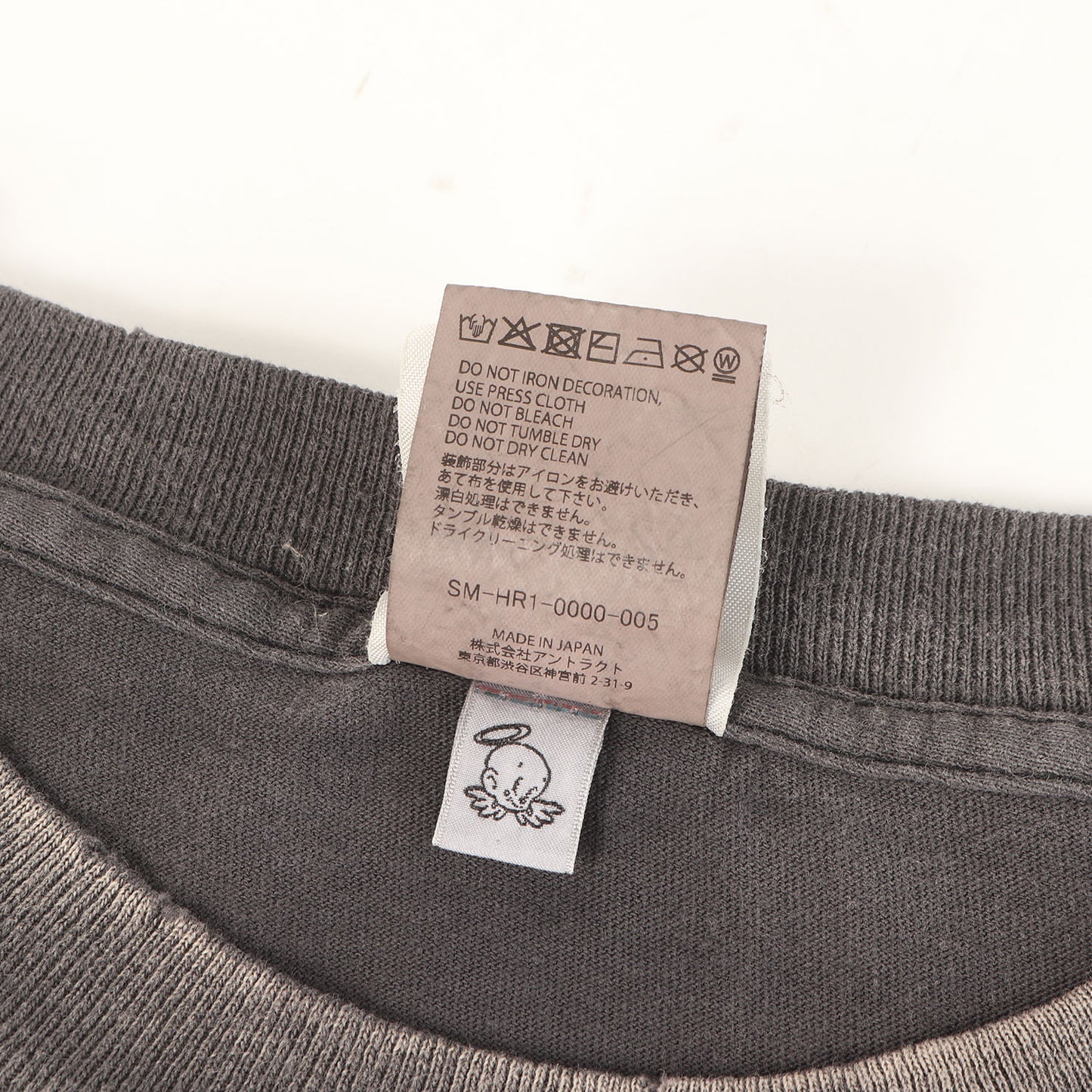 25AW ヴィンテージ加工 マリア 蓄光プリント Tシャツ(SS TEE MARIA)
