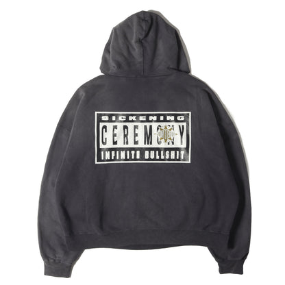 24AW ×DENIM TEARS ヴィンテージ加工 スウェットパーカー(HOODIE ST TEARS)