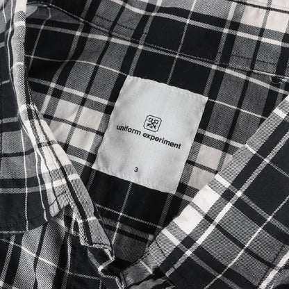 24SS 裾ライン タータンチェック シャツ(LINE CHECK SHIRT)