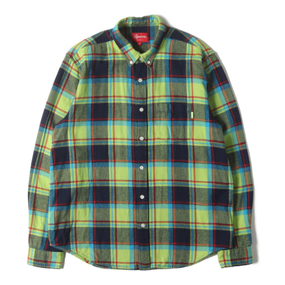 ボタンダウン チェック フランネルシャツ(Plaid Flannel Shirt)
