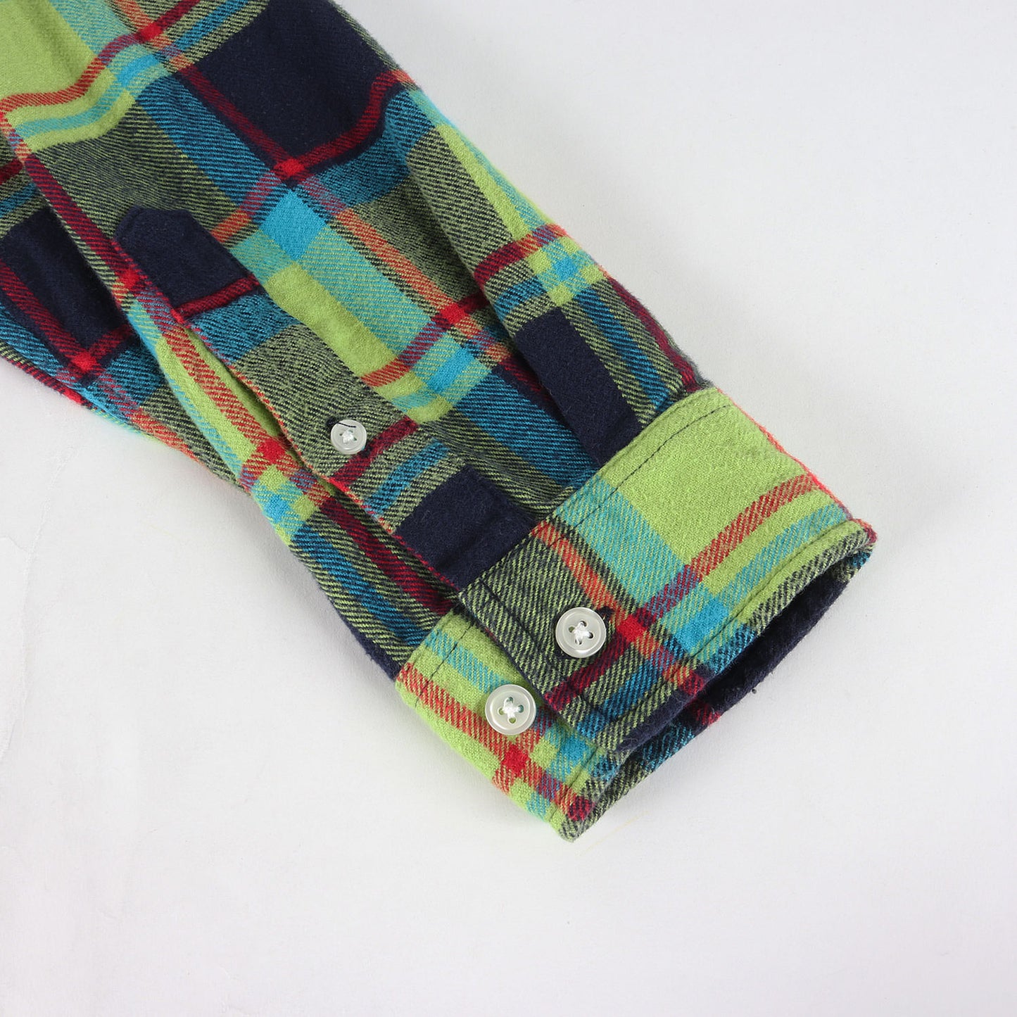 ボタンダウン チェック フランネルシャツ(Plaid Flannel Shirt)