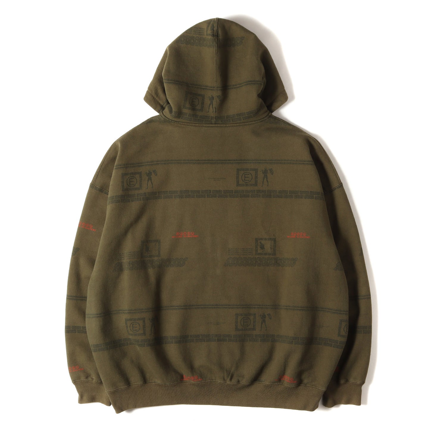 23SS ×UNDERCOVER グラフィック ボーダー ジップ スウェットパーカー(Zip Up Hooded Sweatshirt)