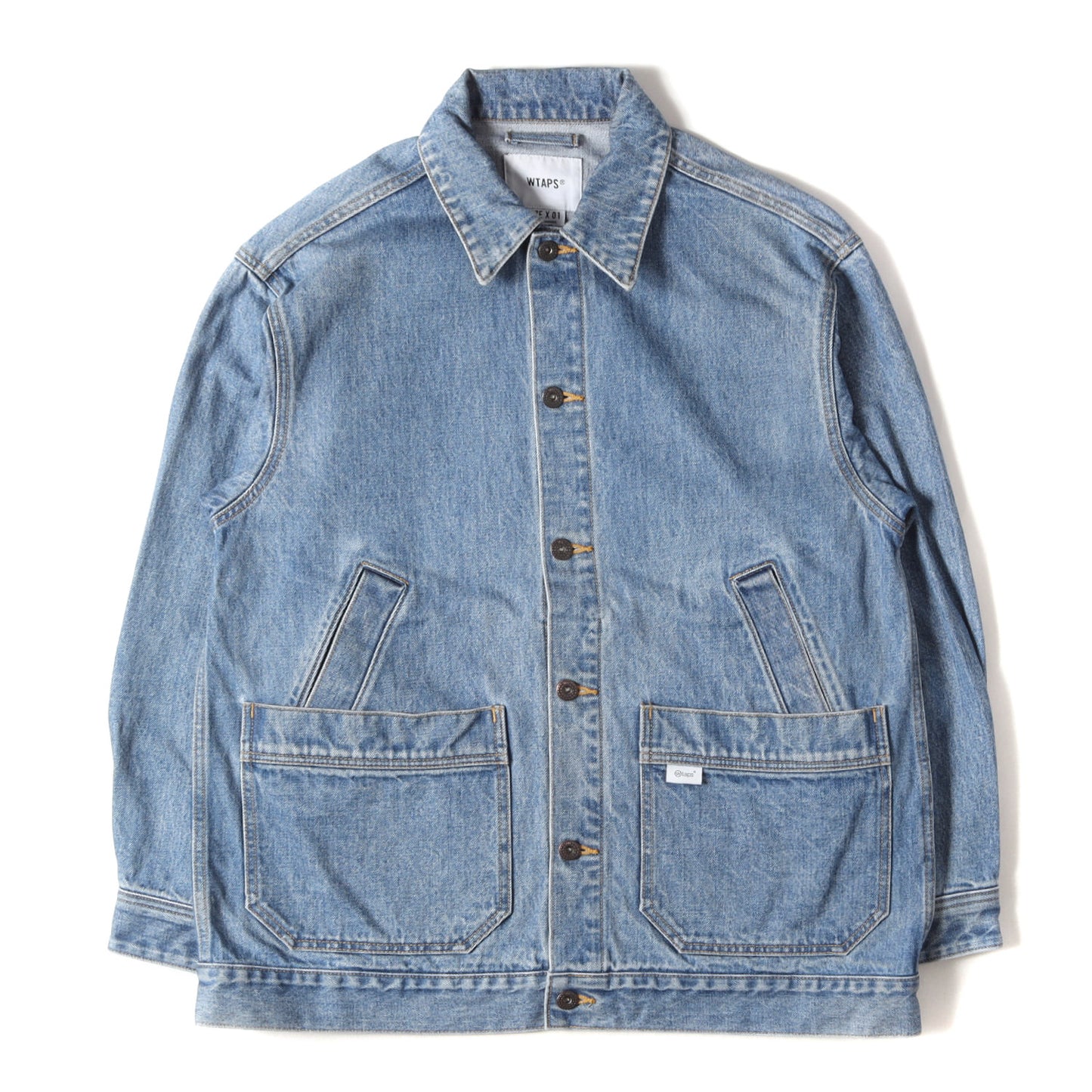 23AW ストーンバイオブリーチ加工 ワーク デニムジャケット(DADDY / JACKET / COTTON. DENIM)
