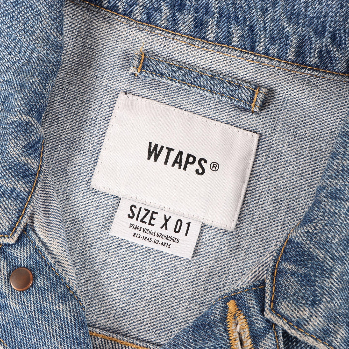 23AW ストーンバイオブリーチ加工 ワーク デニムジャケット(DADDY / JACKET / COTTON. DENIM)