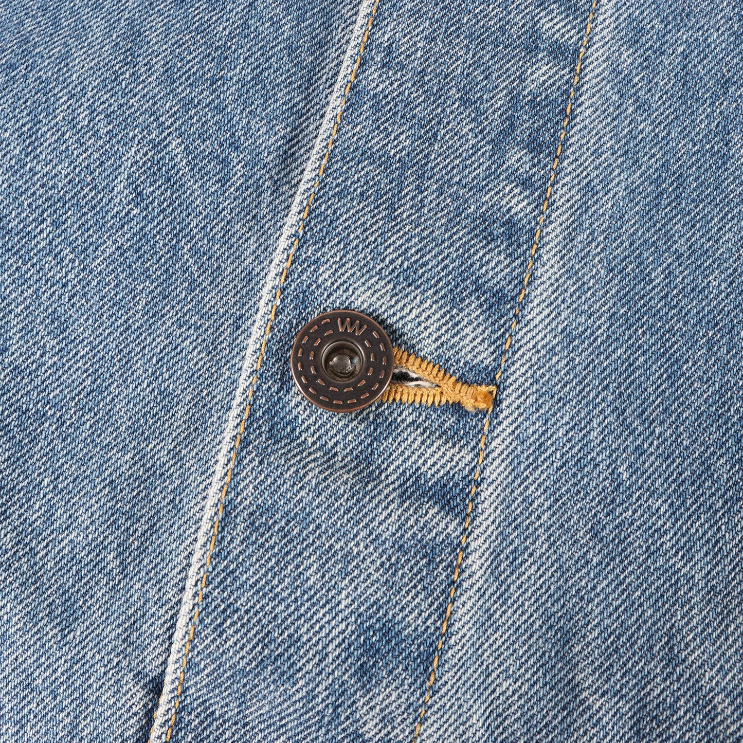 23AW ストーンバイオブリーチ加工 ワーク デニムジャケット(DADDY / JACKET / COTTON. DENIM)