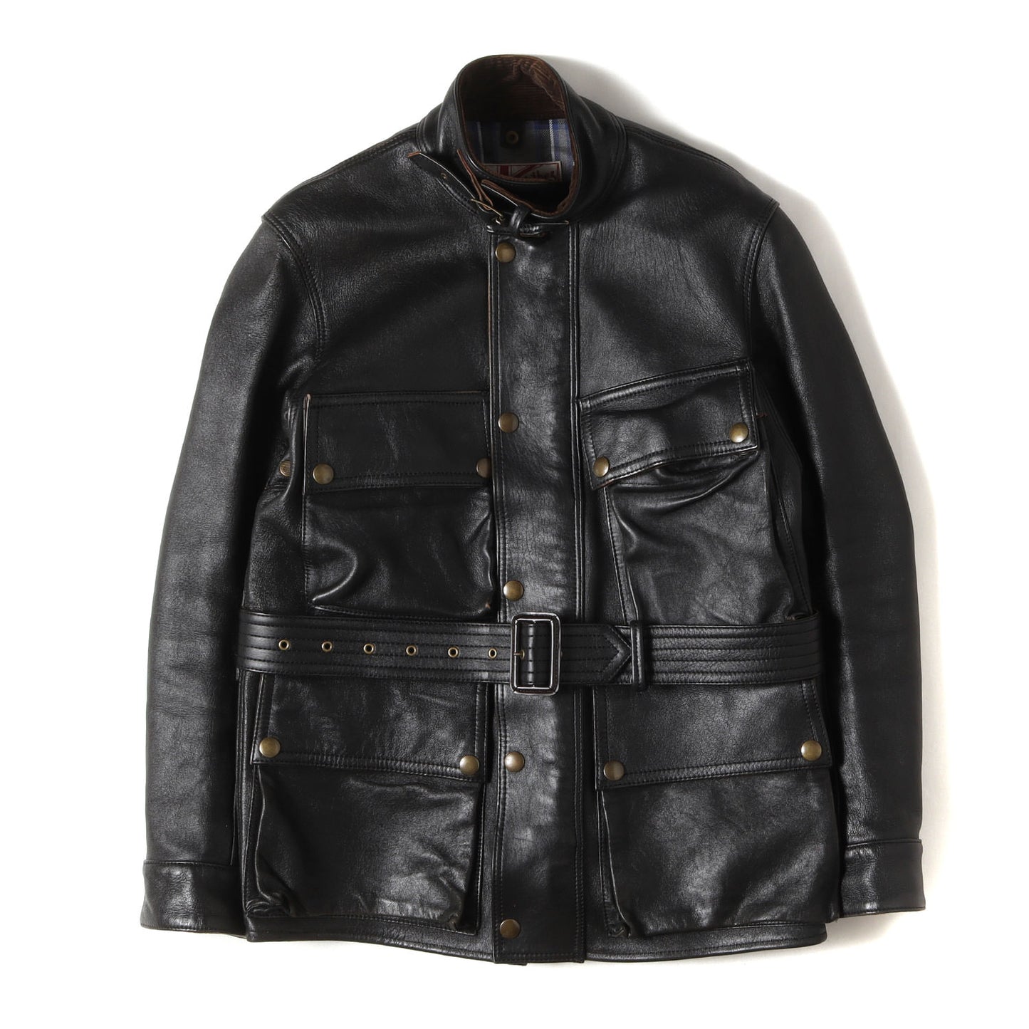 [希少モデル] シープスキンレザー ライナー付き モーターサイクル ジャケット (BMC JKT)