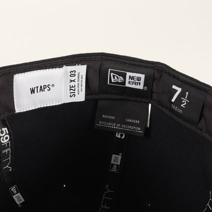 22AW ×NEW ERA WTロゴ刺繍 ベースボールキャップ(59FIFTY LOW PROFILE / CAP / POLY. TWILL)