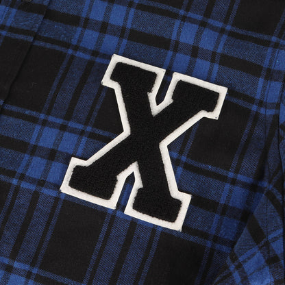 21AW GOD SELECTION XXX ワッペンロゴ チェック フランネルシャツ(FLANNEL SHIRT)