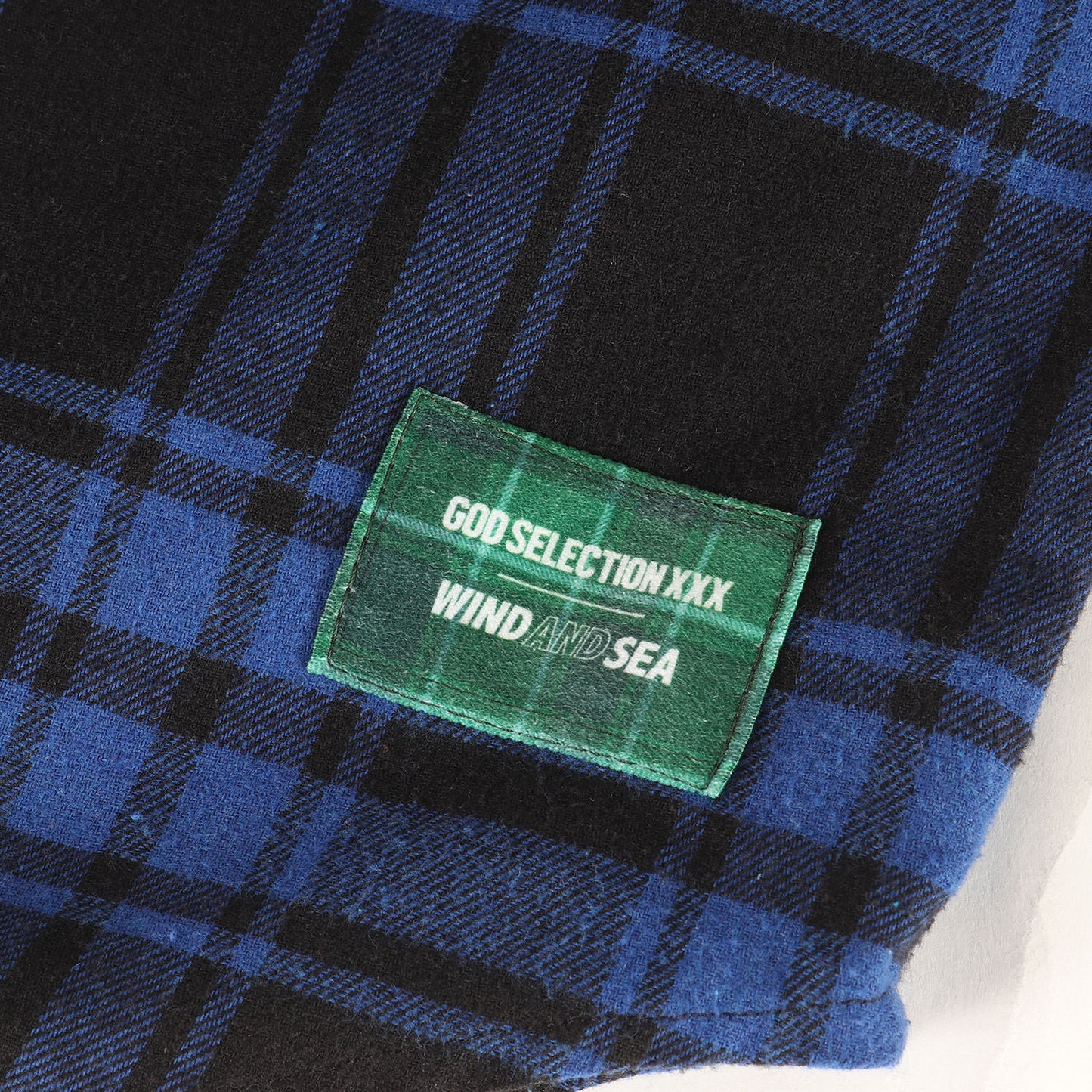21AW GOD SELECTION XXX ワッペンロゴ チェック フランネルシャツ(FLANNEL SHIRT)