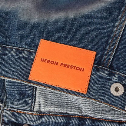 バードプリント オーバーサイズ デニムジャケット(AIRBRUSH DENIM JACKET)