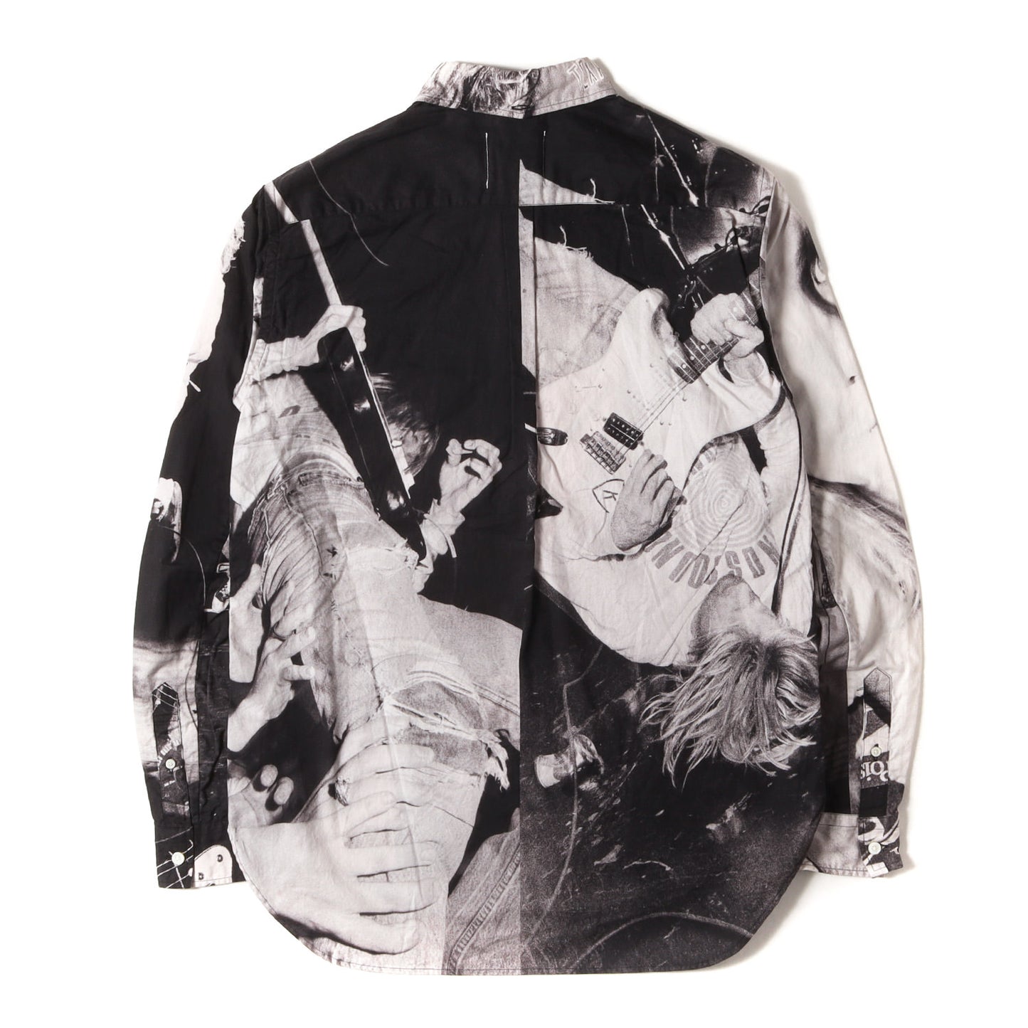 ×Charles Peterson カート・コバーン フォト柄 ボタンダウンシャツ(B.D shirt )