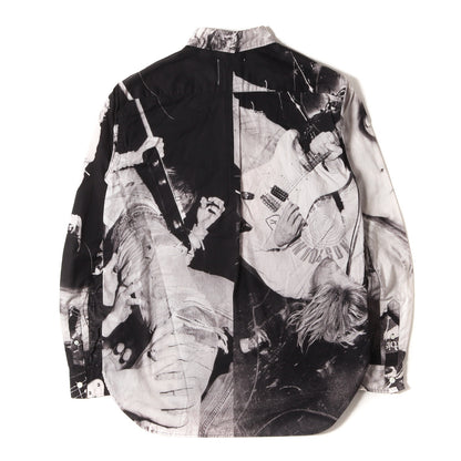×Charles Peterson カート・コバーン フォト柄 ボタンダウンシャツ(B.D shirt )
