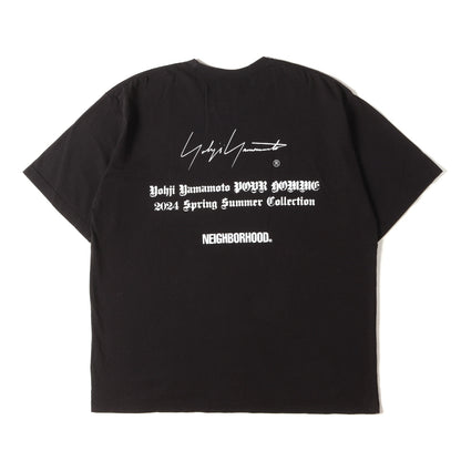 23AW ×Yohji Yamamoto POUR HOMME ヴィンテージ加工 Tシャツ(TEE SS-2)
