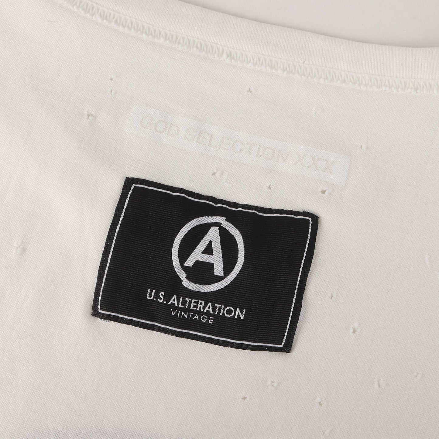 ×U.S. Alteration ダメージ加工 ケイト・モス フォト ヘビー Tシャツ