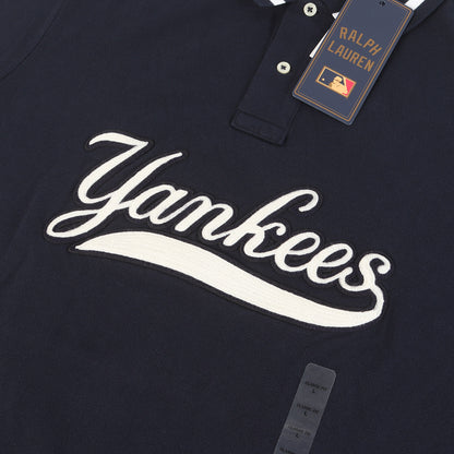 ×MLB New York Yankees アップリケロゴ 鹿の子 ポロシャツ (CLASSIC FIT)