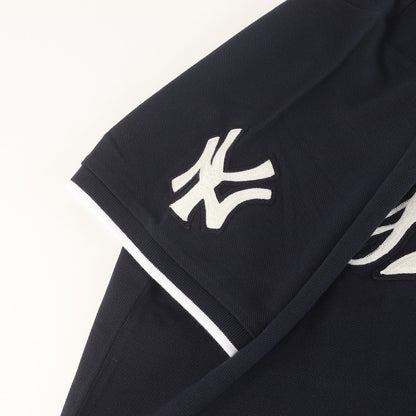 ×MLB New York Yankees アップリケロゴ 鹿の子 ポロシャツ (CLASSIC FIT)