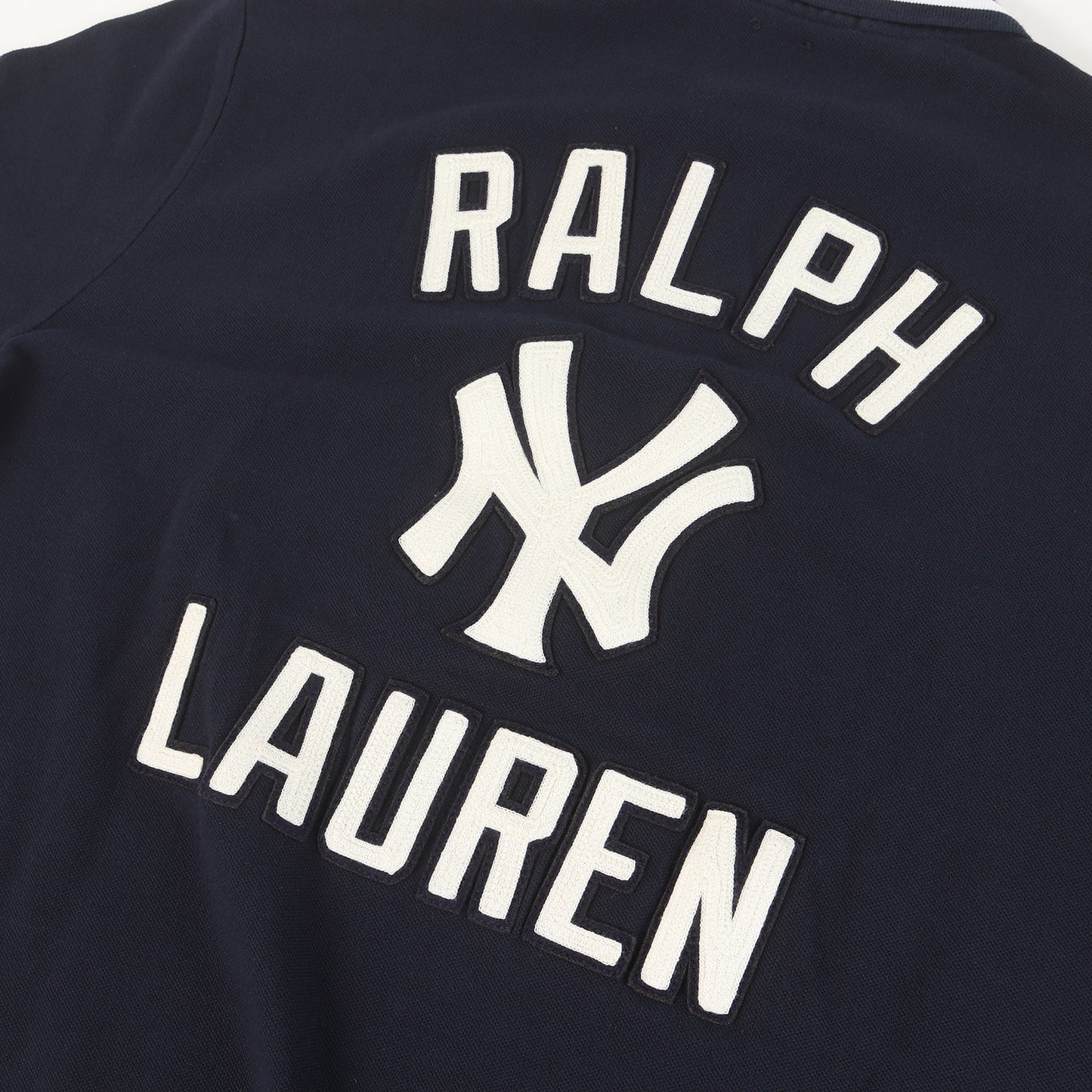 ×MLB New York Yankees アップリケロゴ 鹿の子 ポロシャツ (CLASSIC FIT)