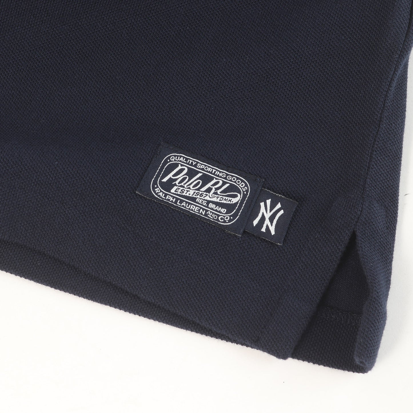 ×MLB New York Yankees アップリケロゴ 鹿の子 ポロシャツ (CLASSIC FIT)