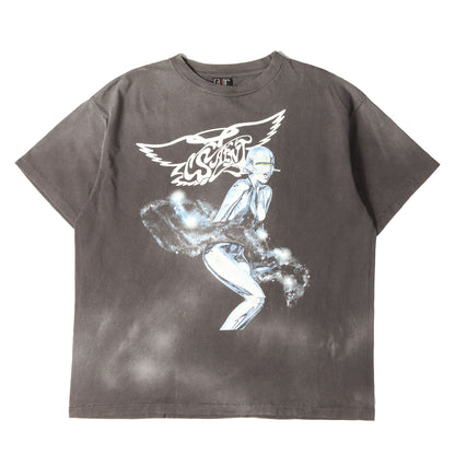 22SS ×空山基 ヴィンテージ加工 エアロスミス Tシャツ(SS TEE SORAYAMA)