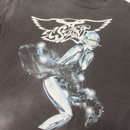 22SS ×空山基 ヴィンテージ加工 エアロスミス Tシャツ(SS TEE SORAYAMA)