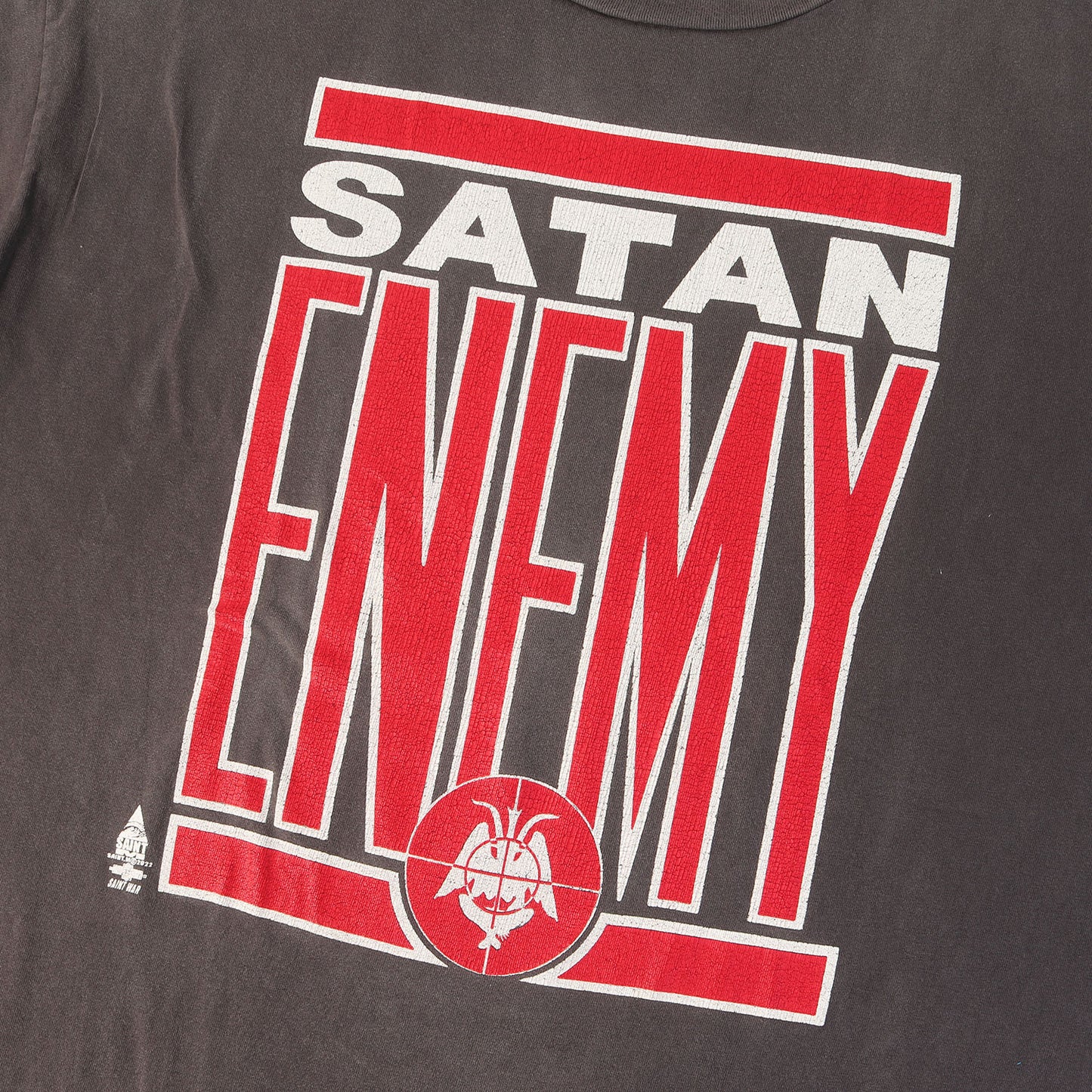 22SS ヴィンテージ加工 グラフィック Tシャツ(SS TEE / SAINT ENEMY)