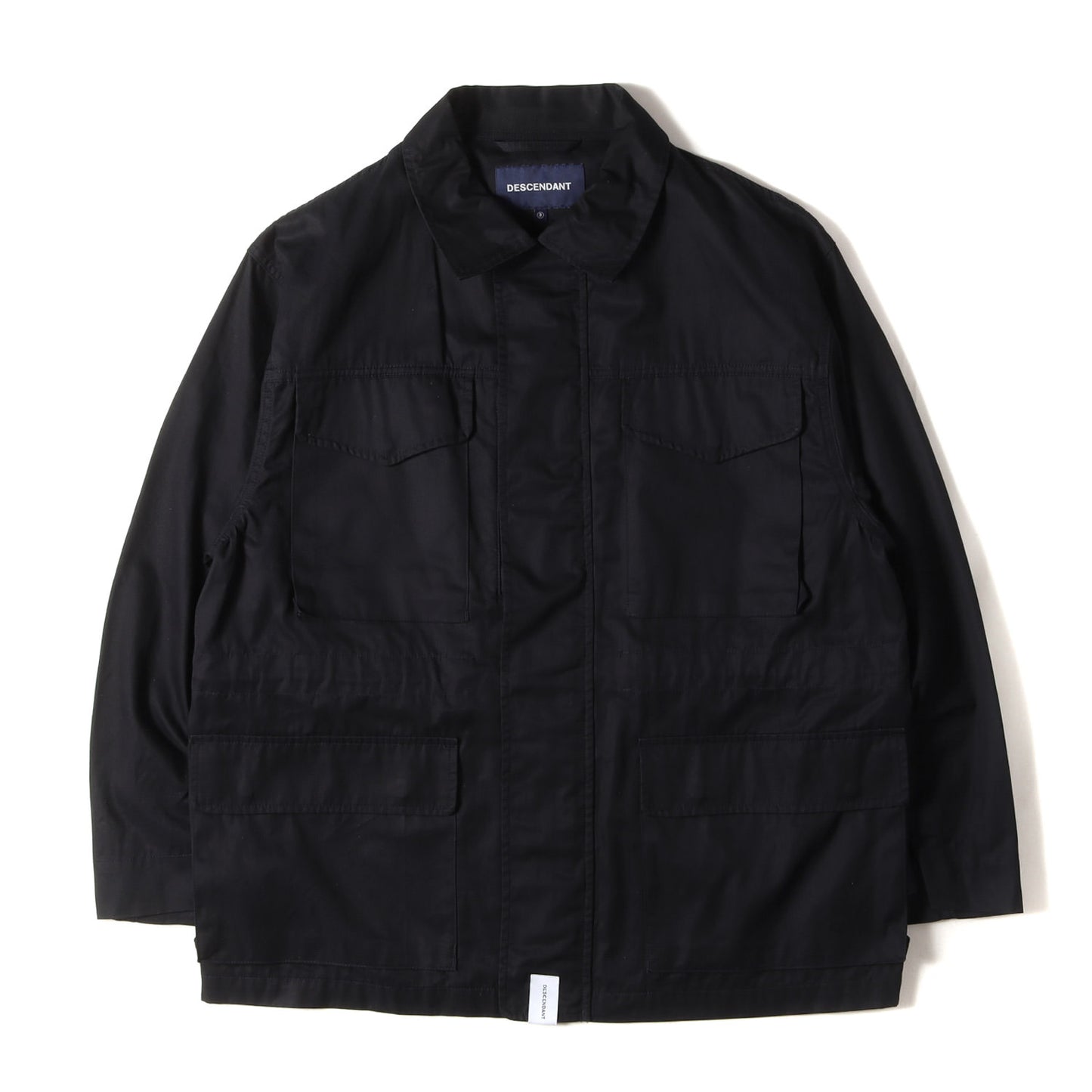 21SS コットンツイル ミリタリー ジップ ジャケット(KEY WEST TWILL JACKET)