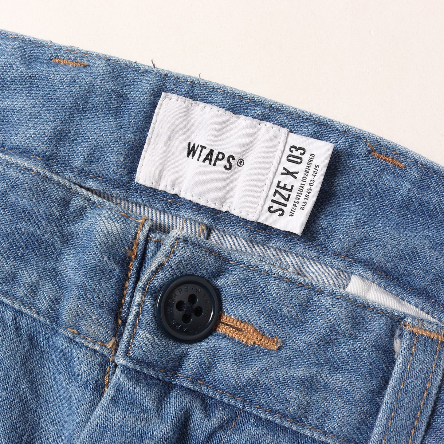 21AW ヴィンテージ加工 ワイド ワーク デニムパンツ(UNION 02 / TROUSERS)