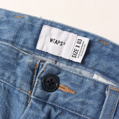 21AW ヴィンテージ加工 ワイド ワーク デニムパンツ(UNION 02 / TROUSERS)