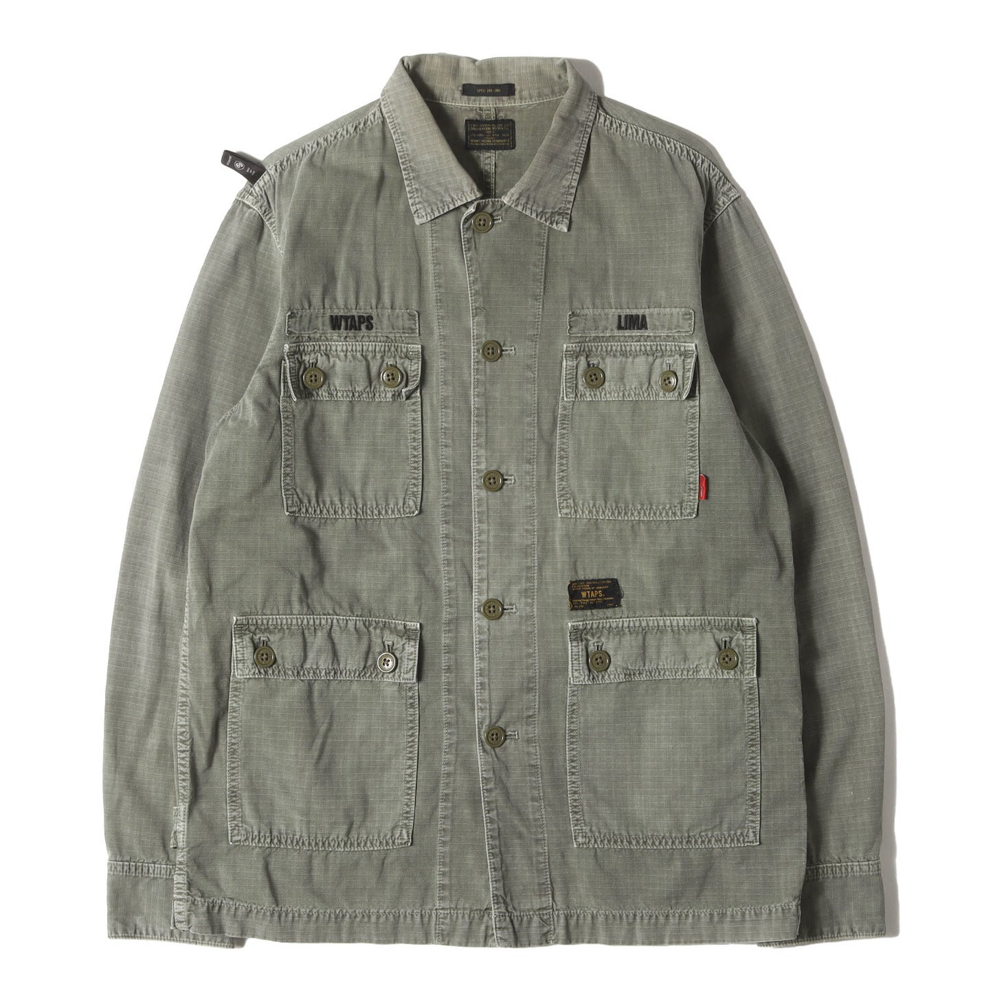 リップストップ ミリタリー ジャングル シャツジャケット(JUNGLE L/S)