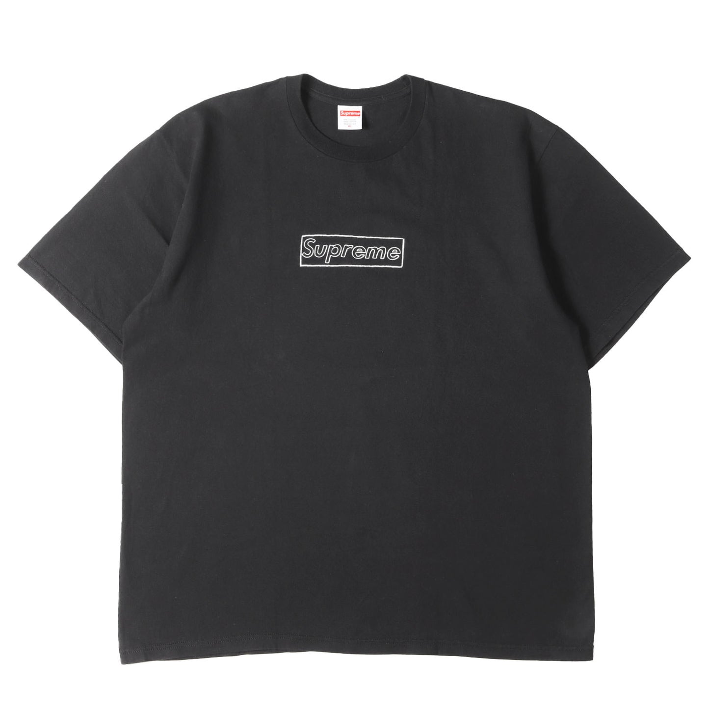 21SS ×KAWS チョークBOXロゴ Tシャツ(Chalk Box Logo Tee)